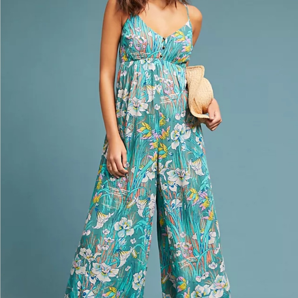Anthropologie Mono Baton Rougue jumpsuit